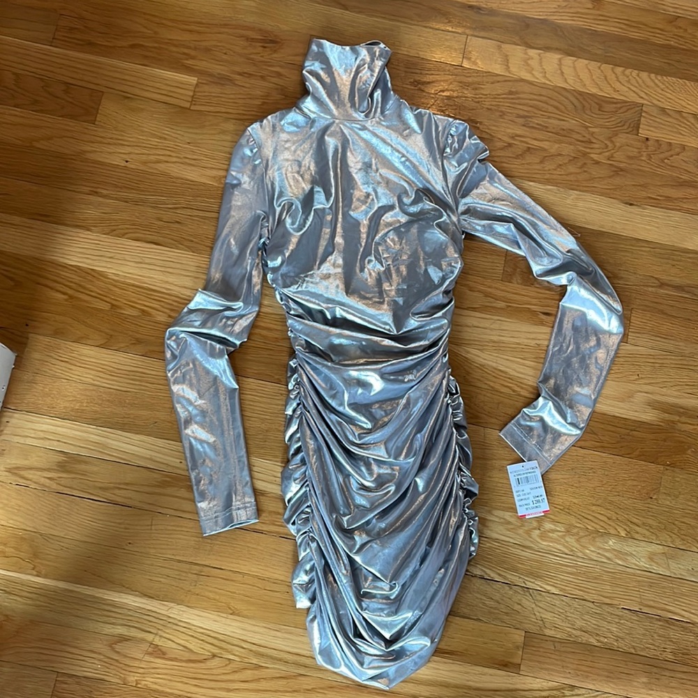 Dolce and Gabbana metallic dress